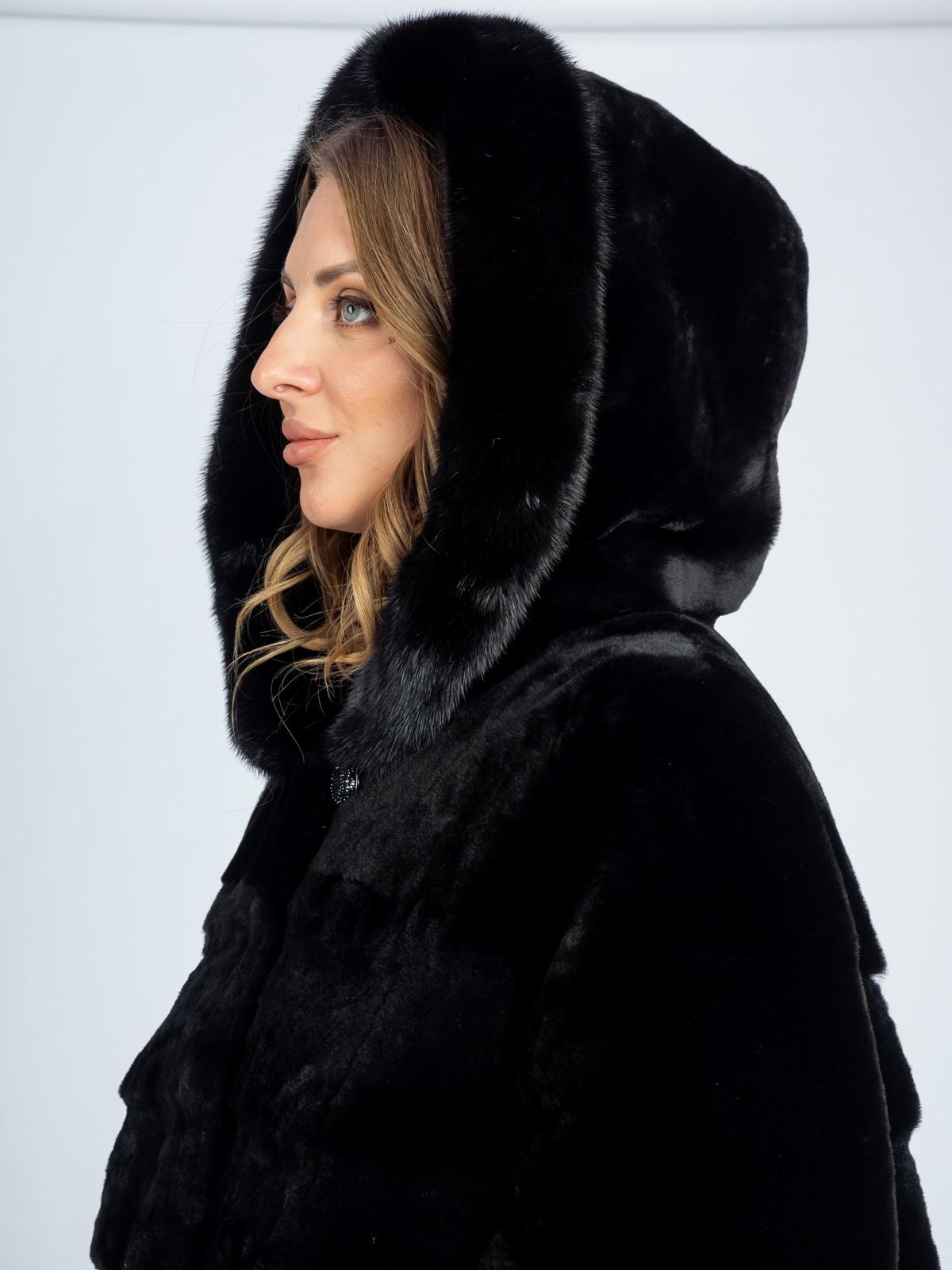 Шуба женская из меха овчины Bagira Queen M-230