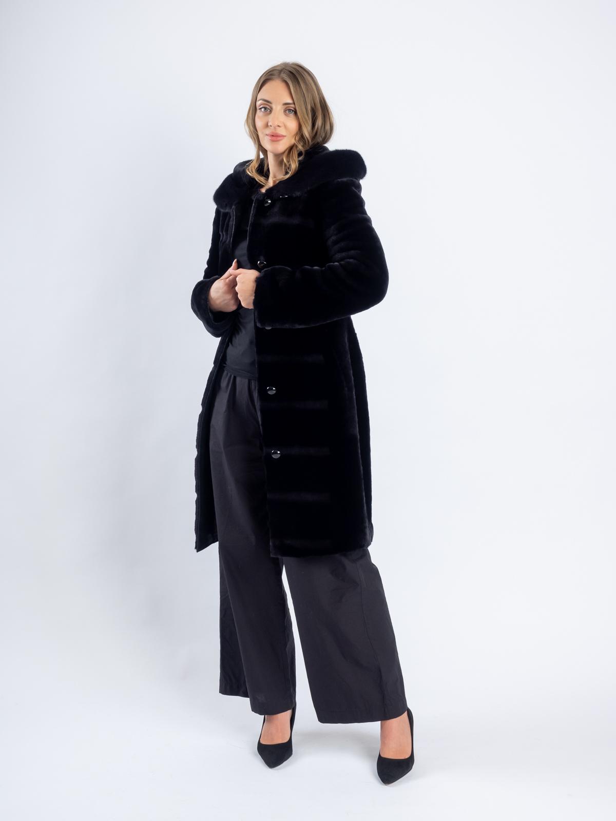 Шуба из меха овчины женская МиРель 52 М