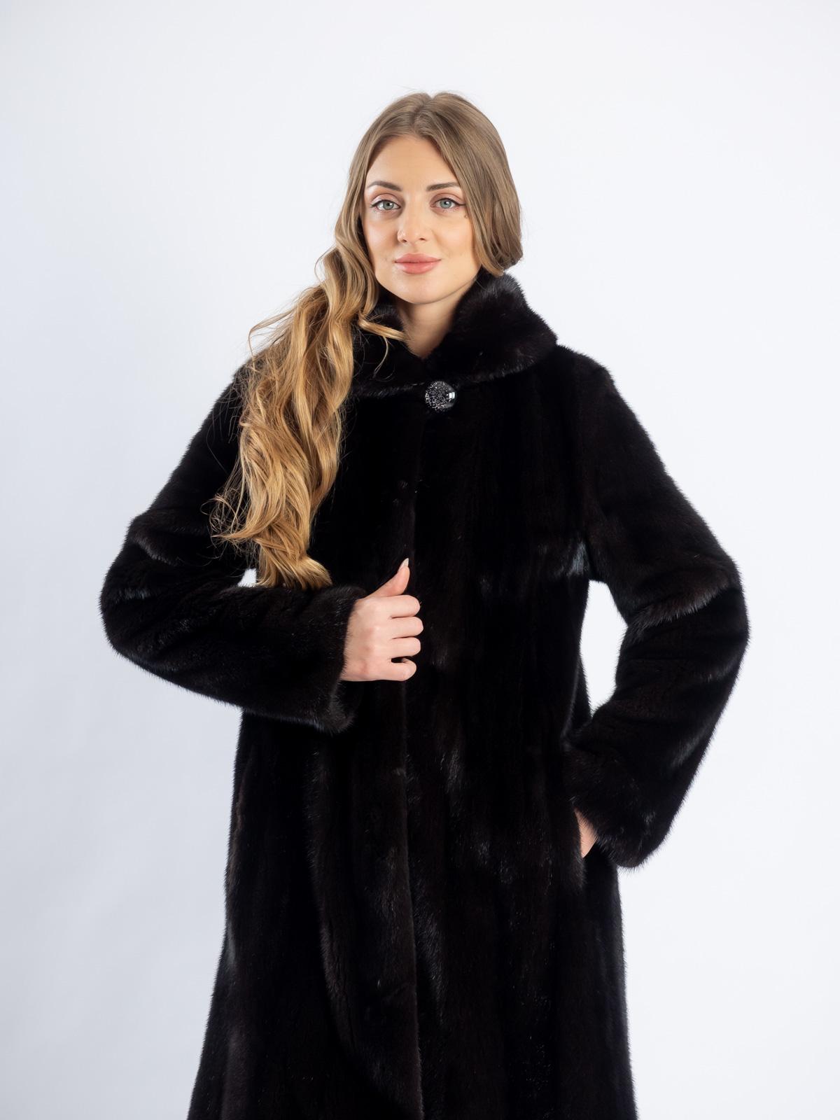 Шуба из меха норки женская Меховая Мода RY 19 L 120