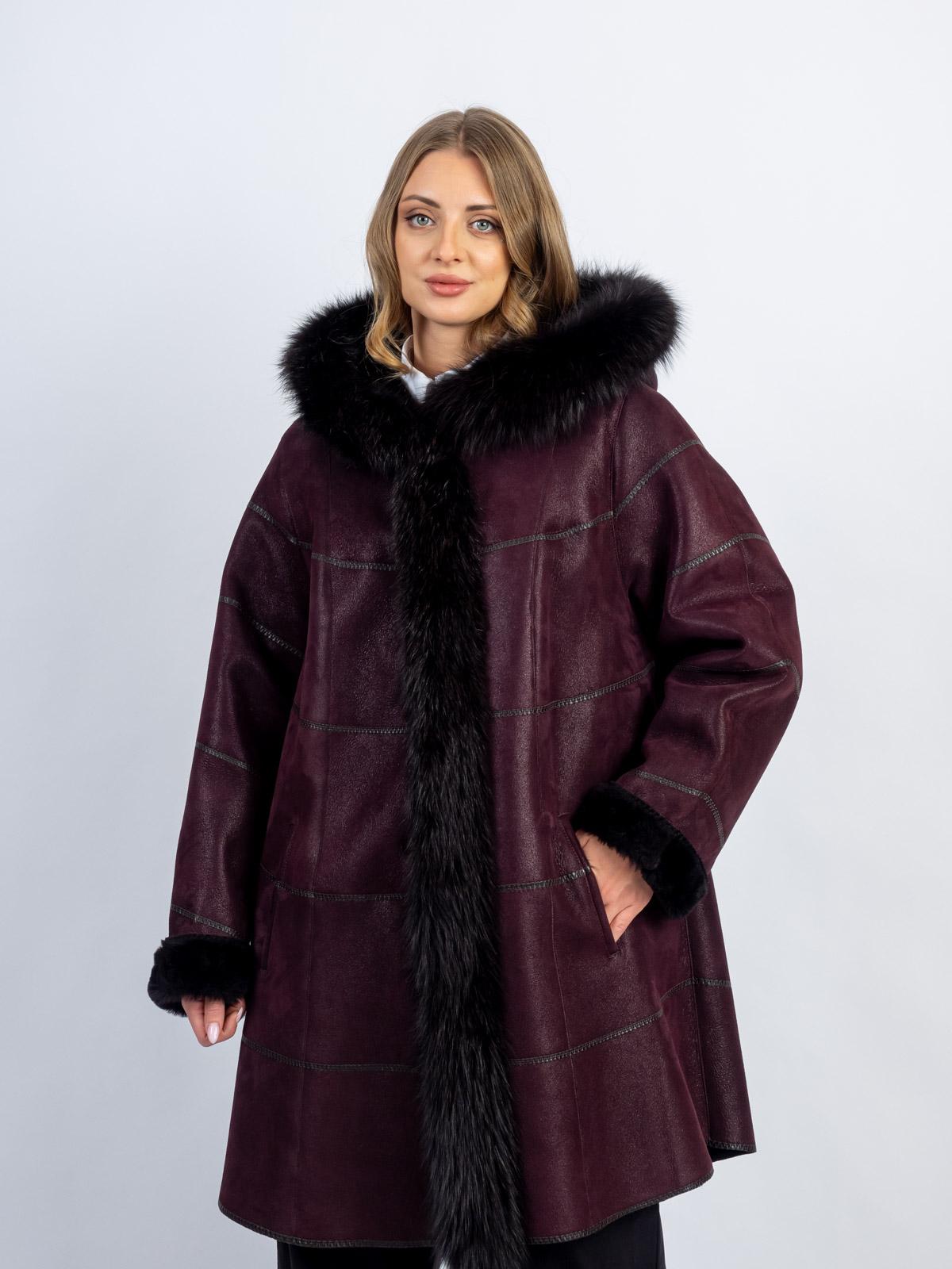 Дубленка женская из меха овчины OKSA Z-693