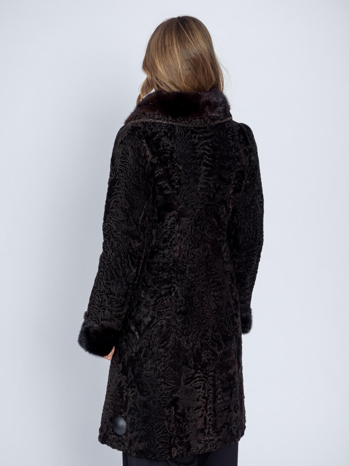 Шуба из меха каракуля Багира Л 83/2