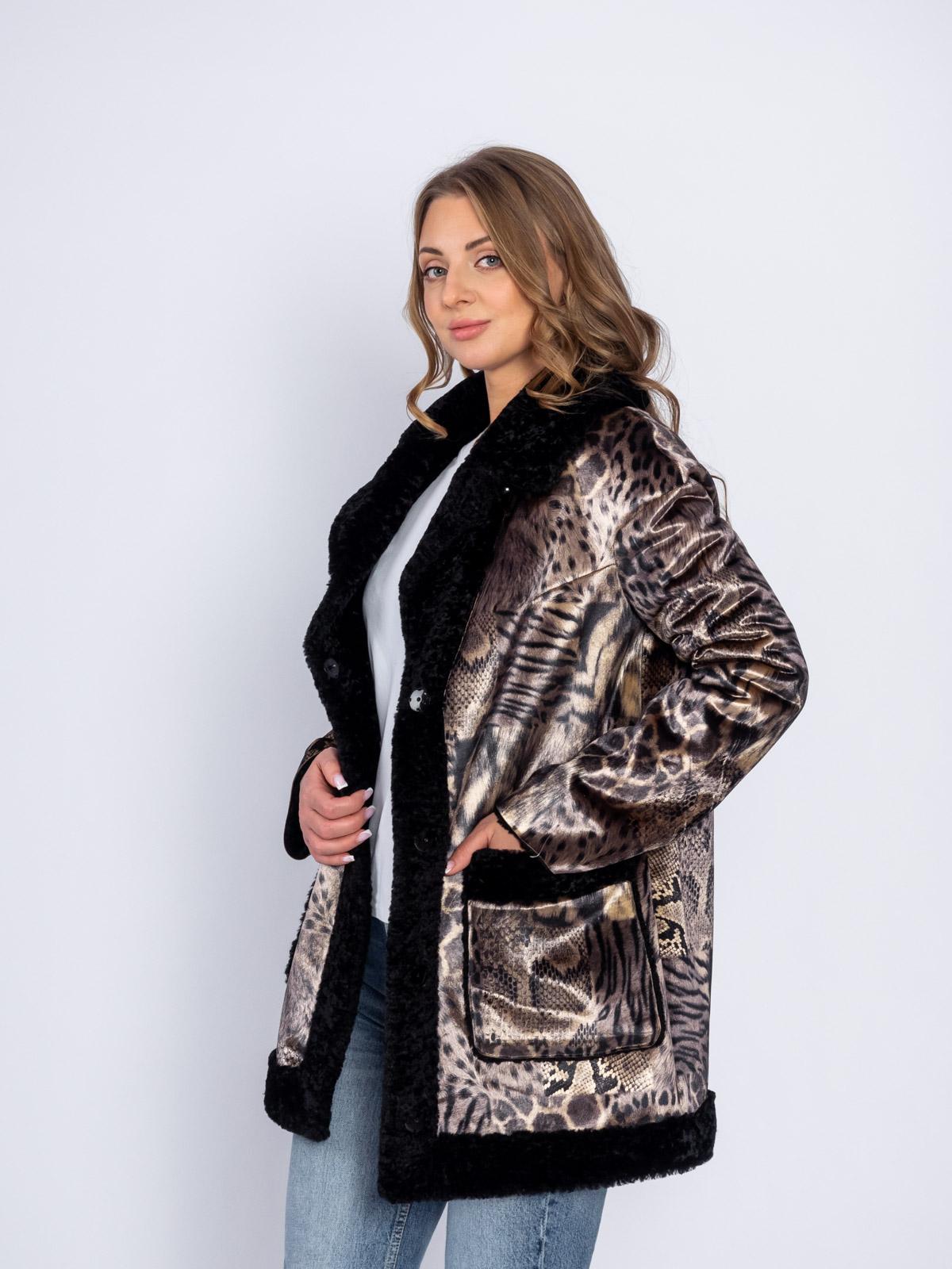 Шуба из эко-меха Simakhov SM2133