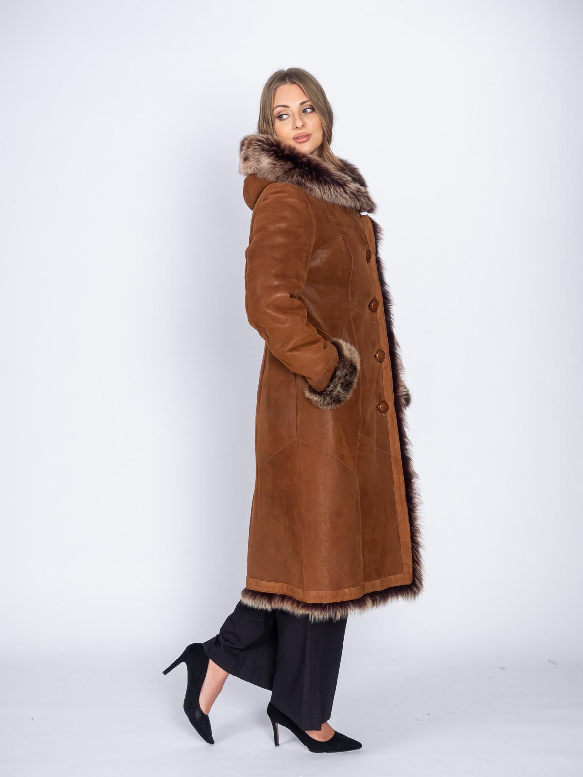 Дубленка женская из овчины Branco pelle S-2287