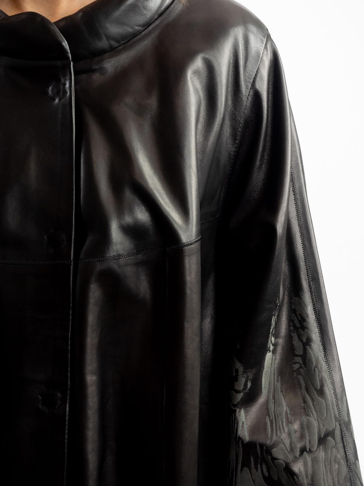 Плащ женский из натуральной кожи LINDI WEST 2354