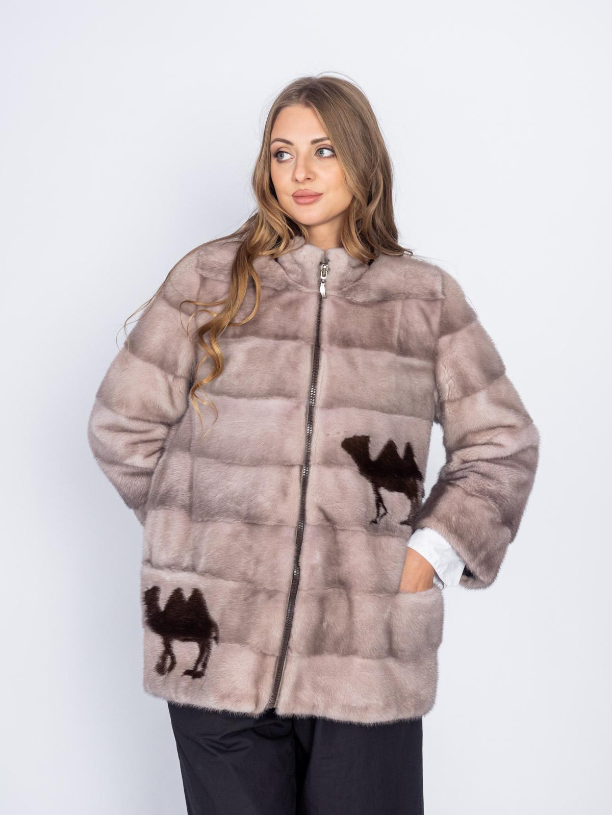 Шуба норковая Меха России Поперечка 