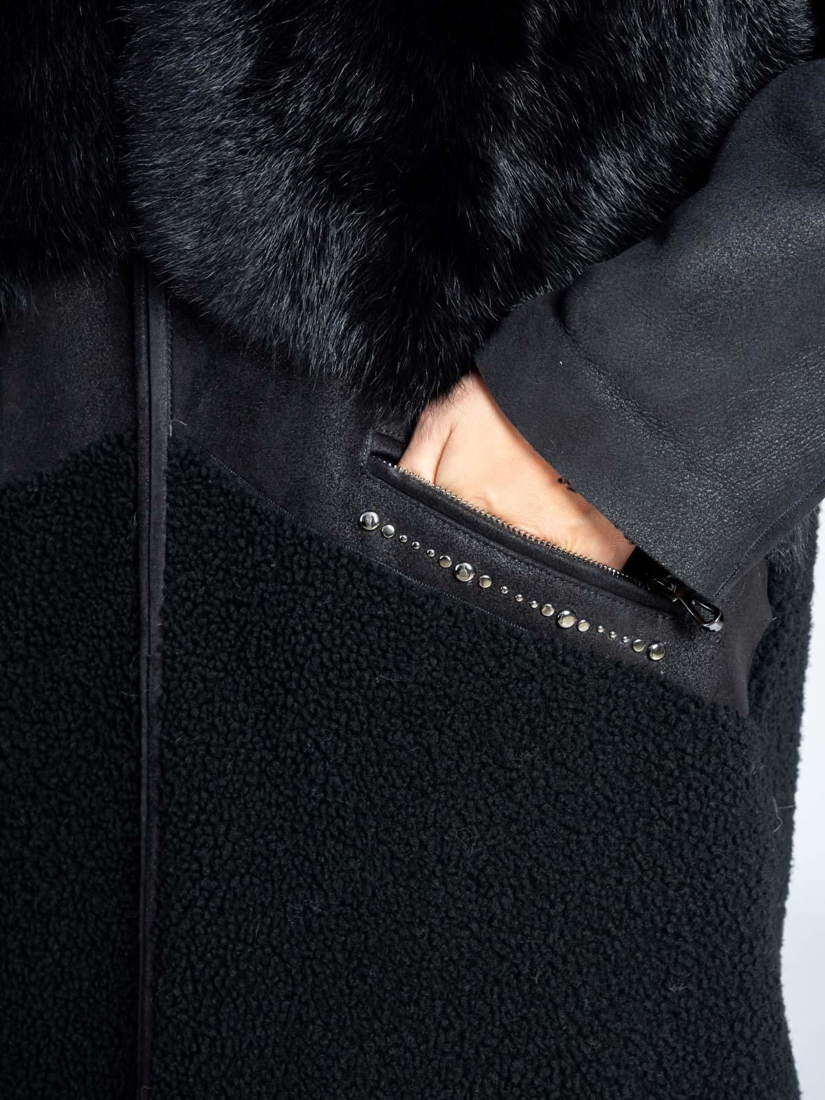 Дубленка женская из меха овчины  BARSS 1816-110