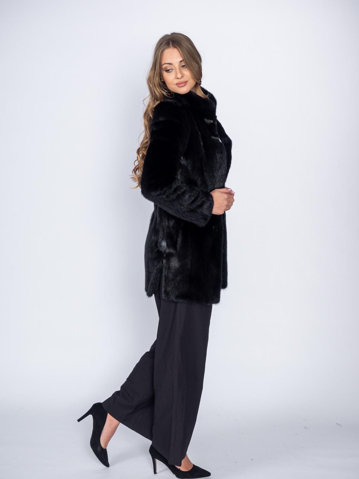 Шуба норковая женская Классика Френч роспуск