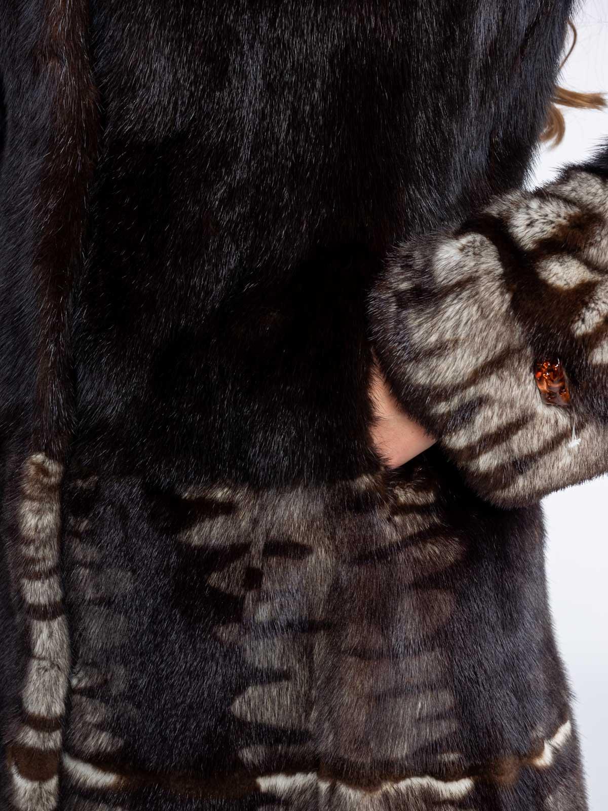 Шуба норковая женская Классика Гаде