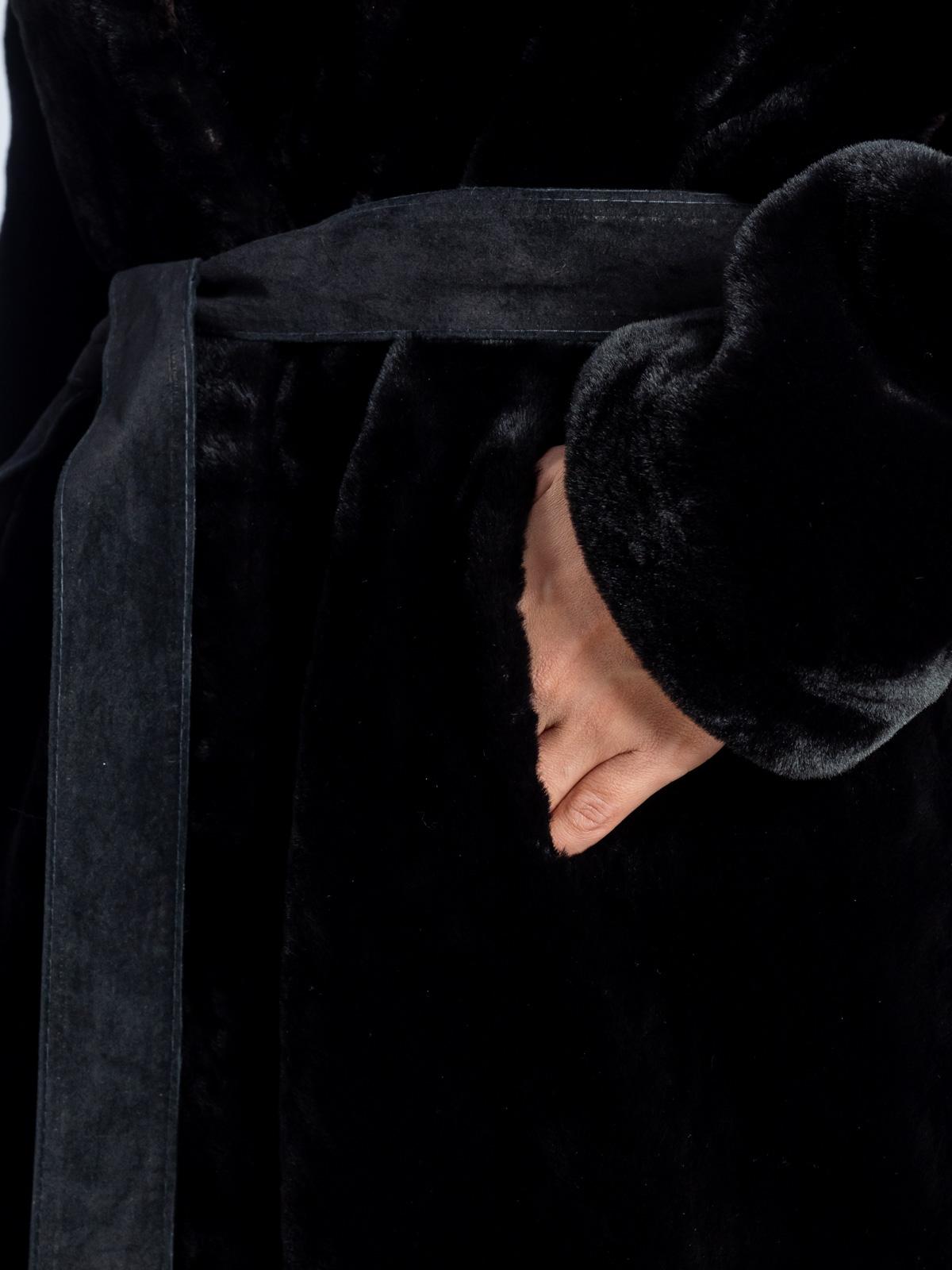 Шуба из меха овчины Рафаэль СД 296(040)