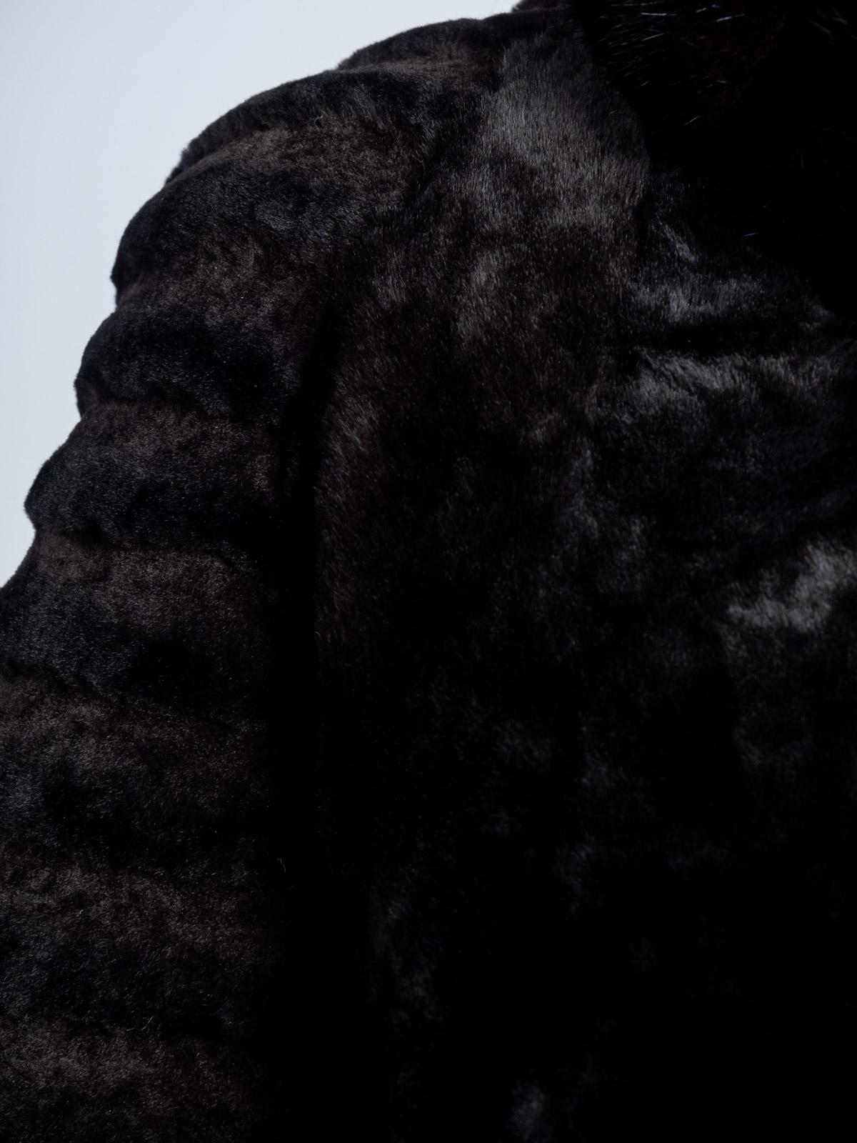 Шуба женская из меха овчины Мадам А 40-14