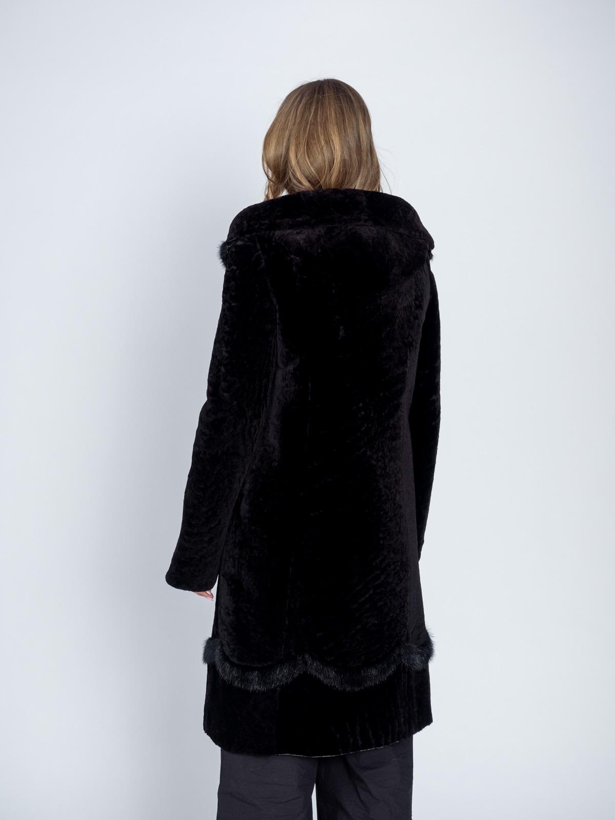 Шуба женская из меха овчины М-262