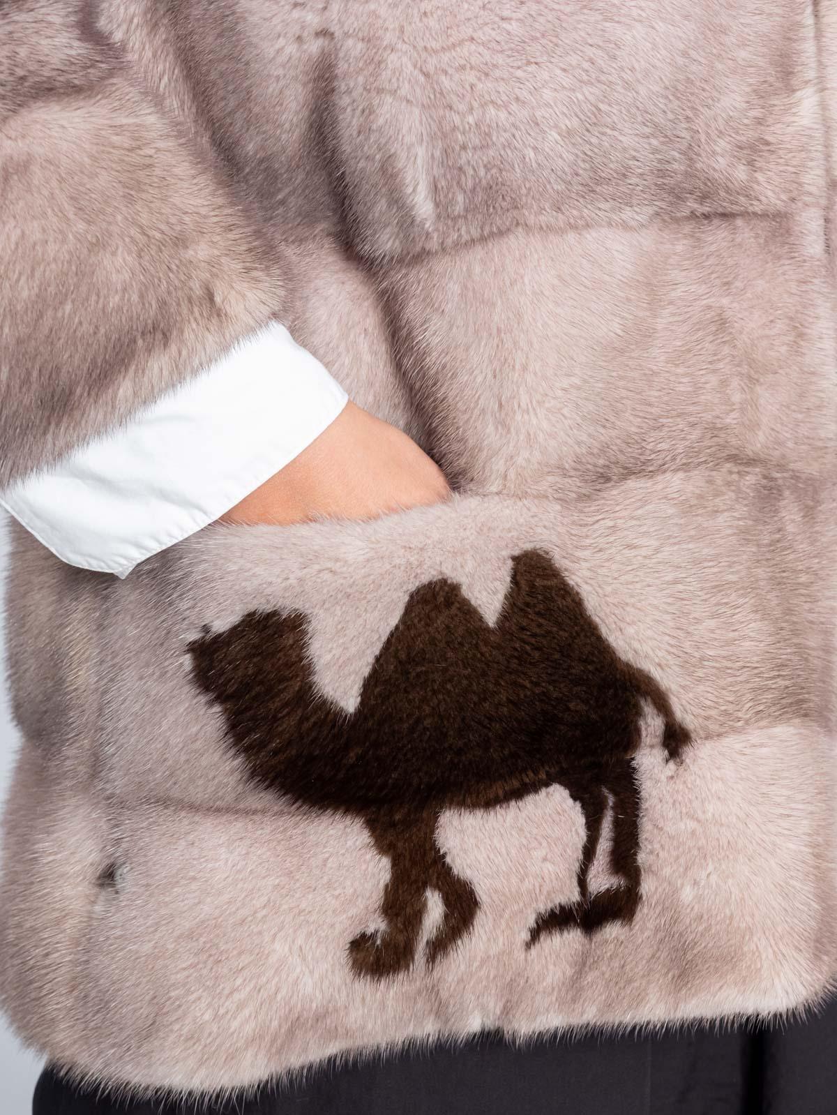 Шуба норковая Меха России Поперечка 