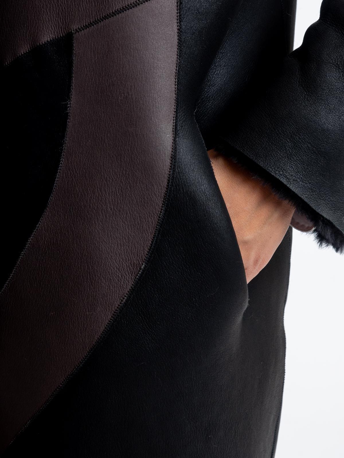 Дубленка женская из меха овчины двухсторонняя Mefi K-1770