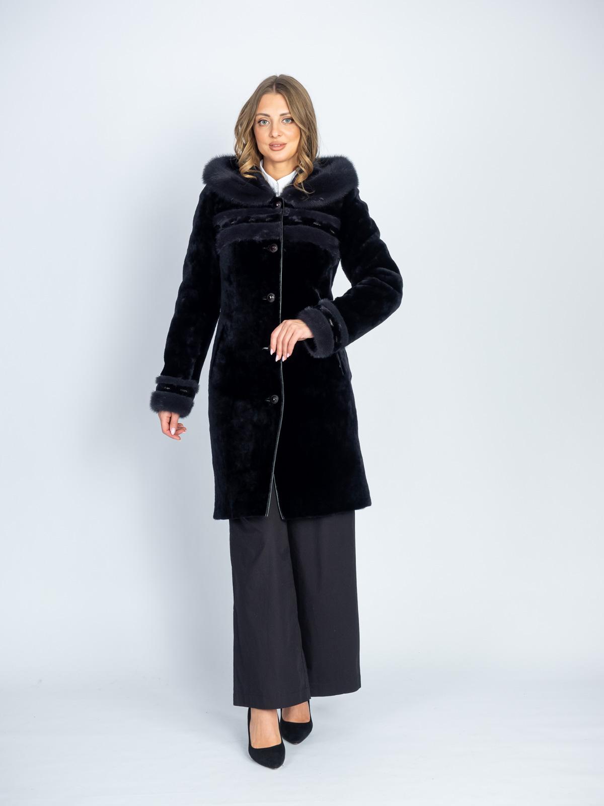 Шуба из меха овчины женская Багира М-257