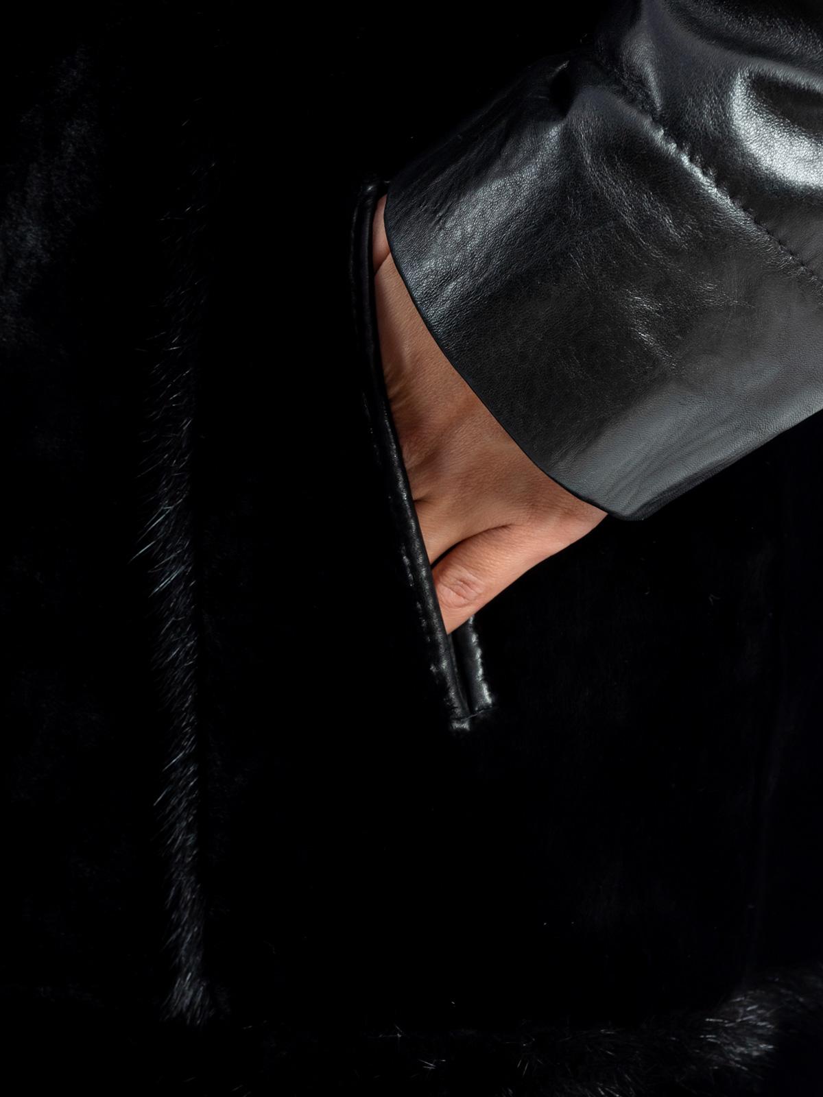 Шуба женская из меха овчины Багира М 193