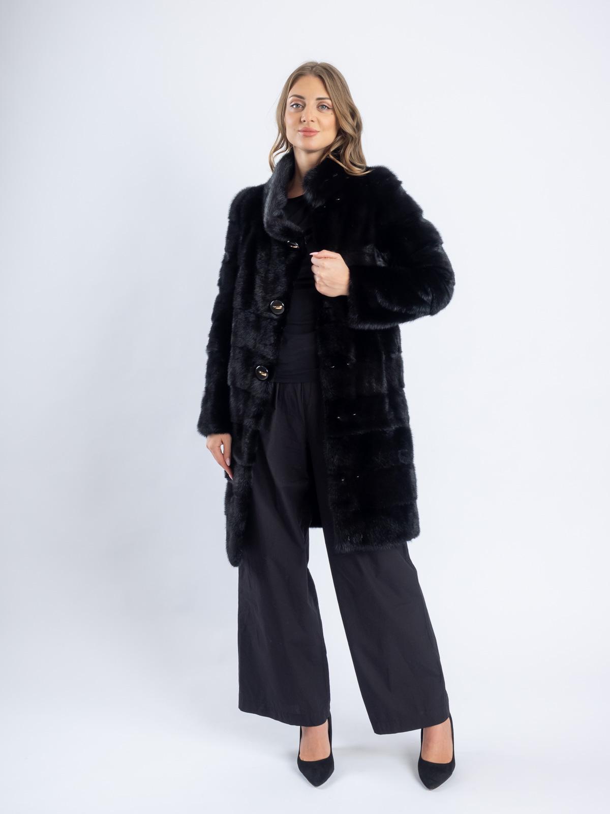 Шуба из меха норки женская Прадо Лз