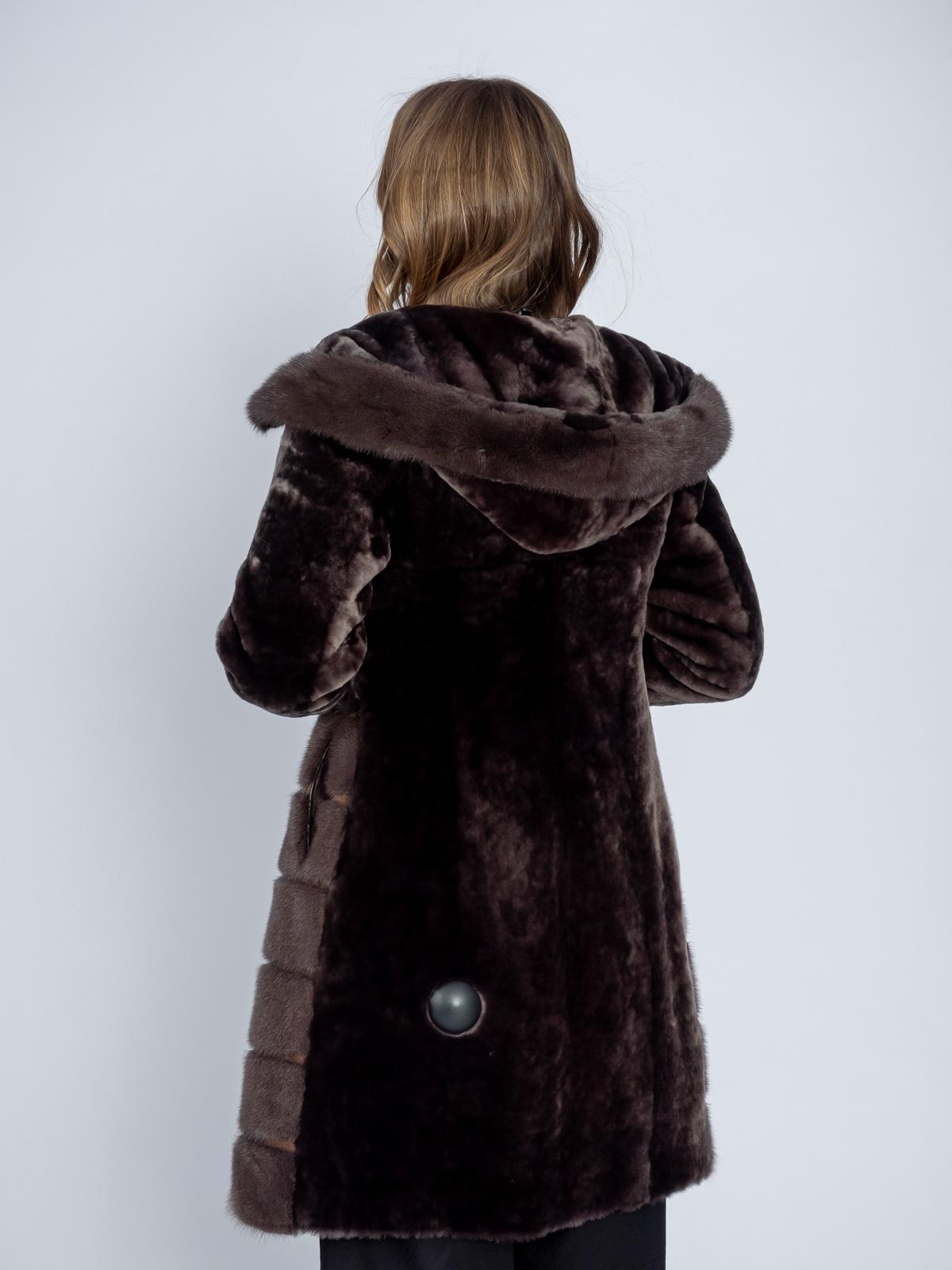 Шуба из меха овчины Roberto Rafio ГО-204