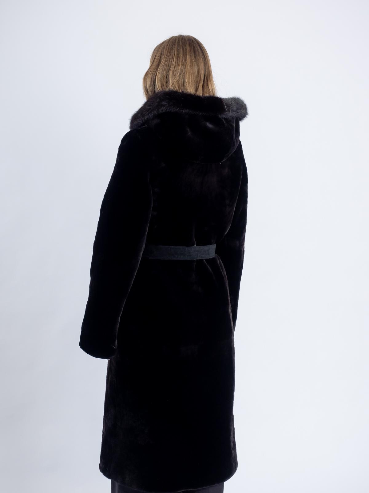 Шуба из меха овчины Мягкое золото Тдн