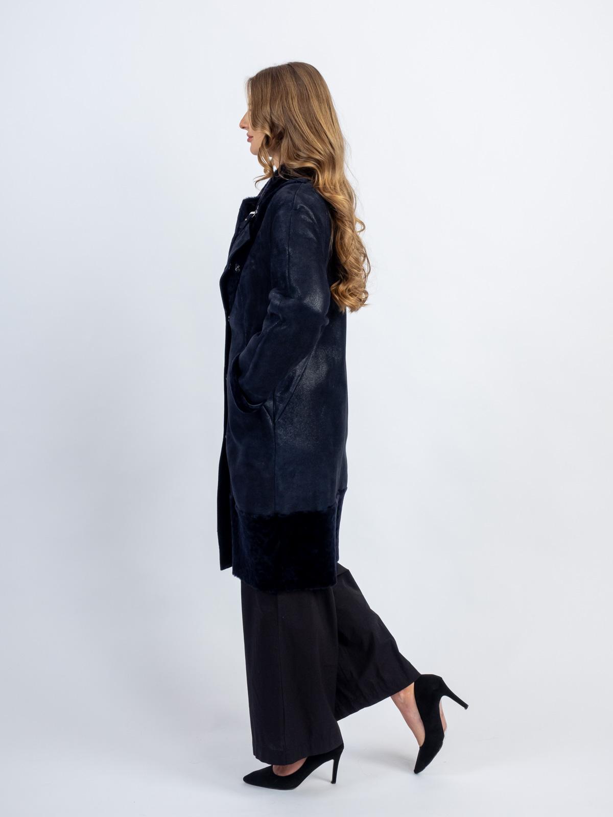 Шуба женская из меха овчины Di' Anna K-29062