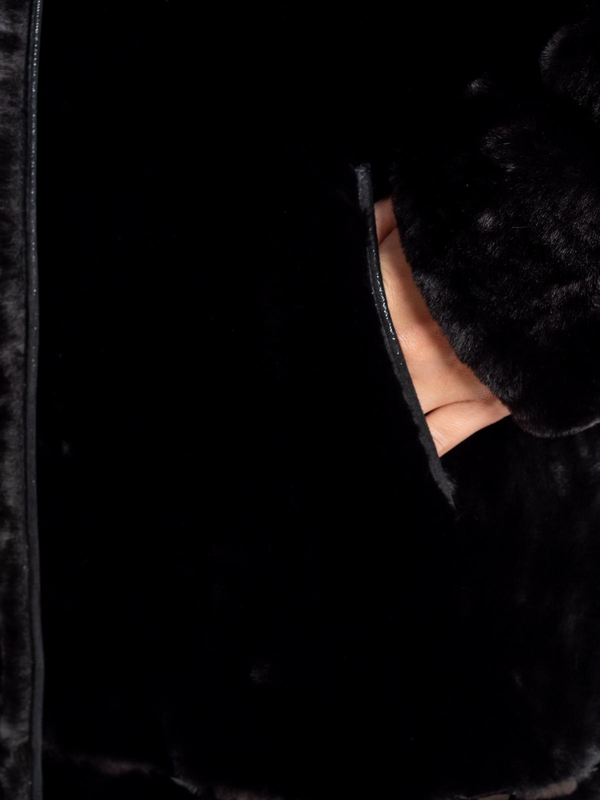 Шуба женская из меха овчины МиРель 1417-М