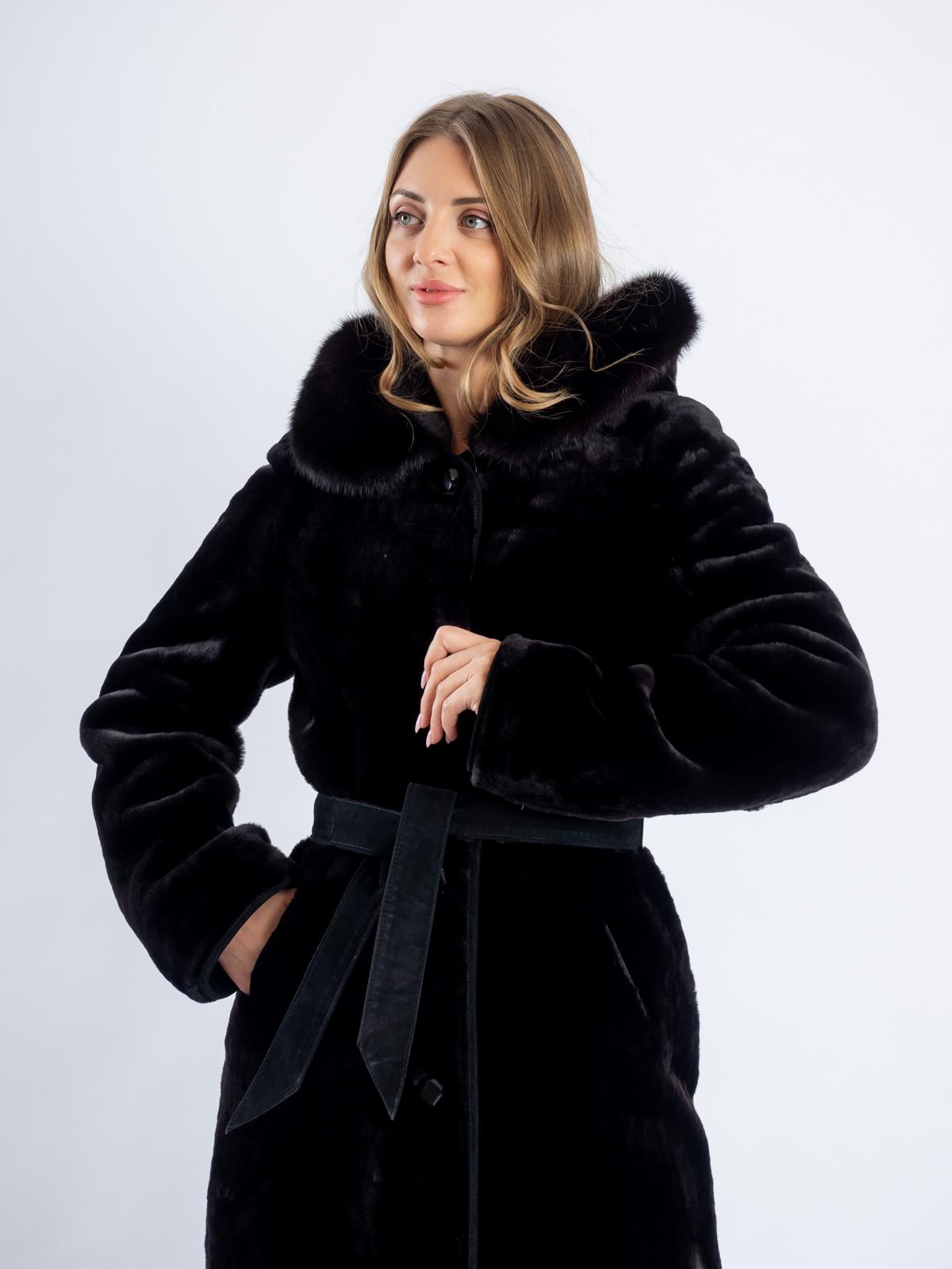 Шуба из меха овчины Мягкое золото Тдн