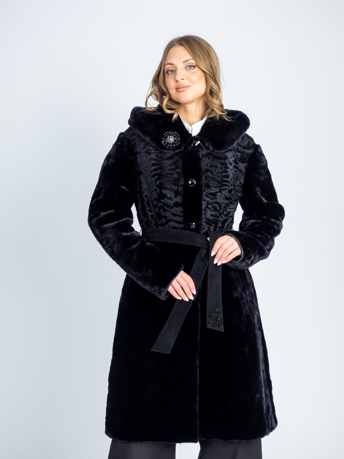 Шуба женская из меха овчины М.А.И.с 211