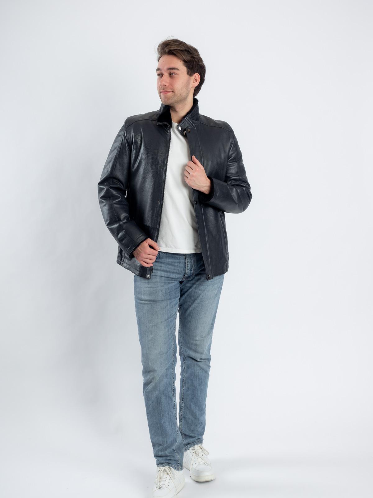 Куртка кожаная с подкладом из овчины Virado 4690