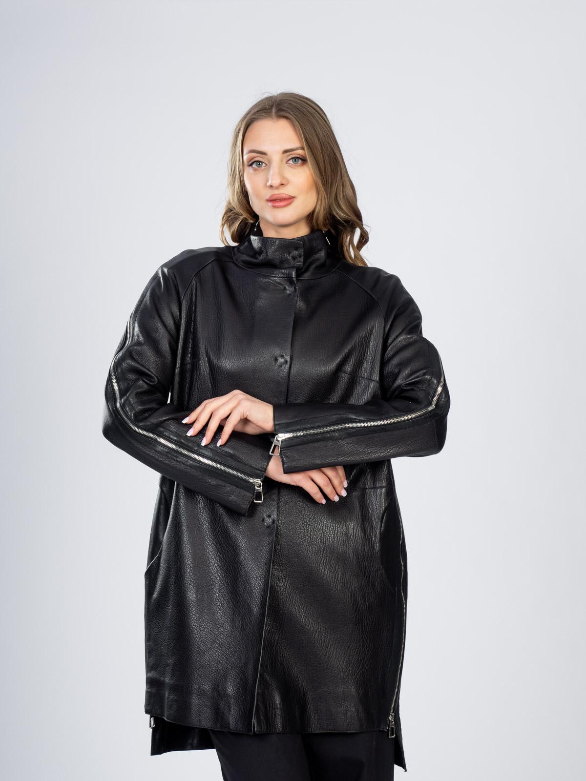 Плащ женский из натуральной кожи Mefi Z-1886