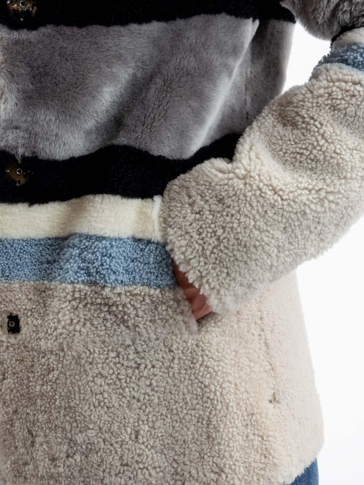 Шуба женская из меха овчины Carnelli BK.018.020