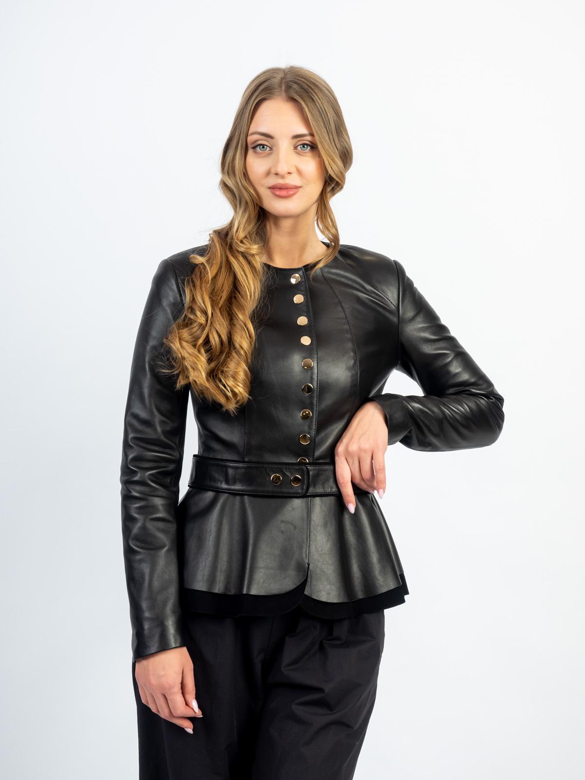 Куртка из натуральной кожи женская FASHION STAR 636