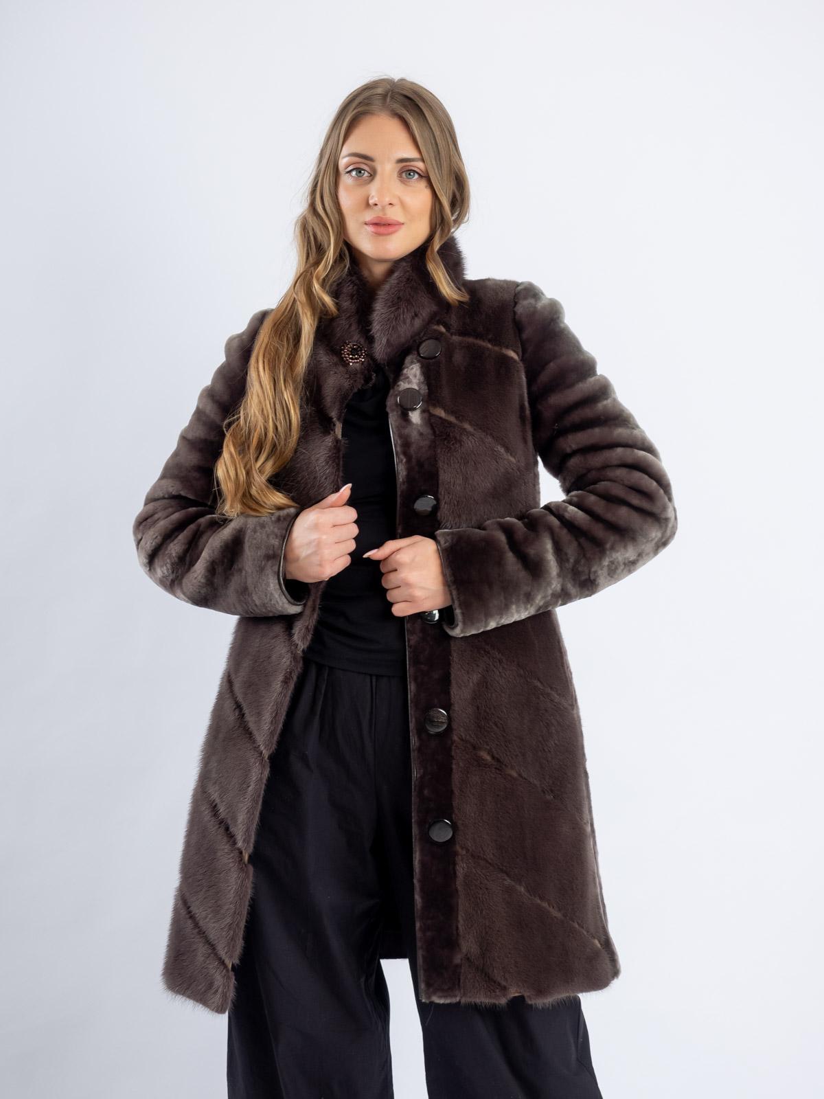 Шуба из меха овчины женская Roberto Rafio ГО-86