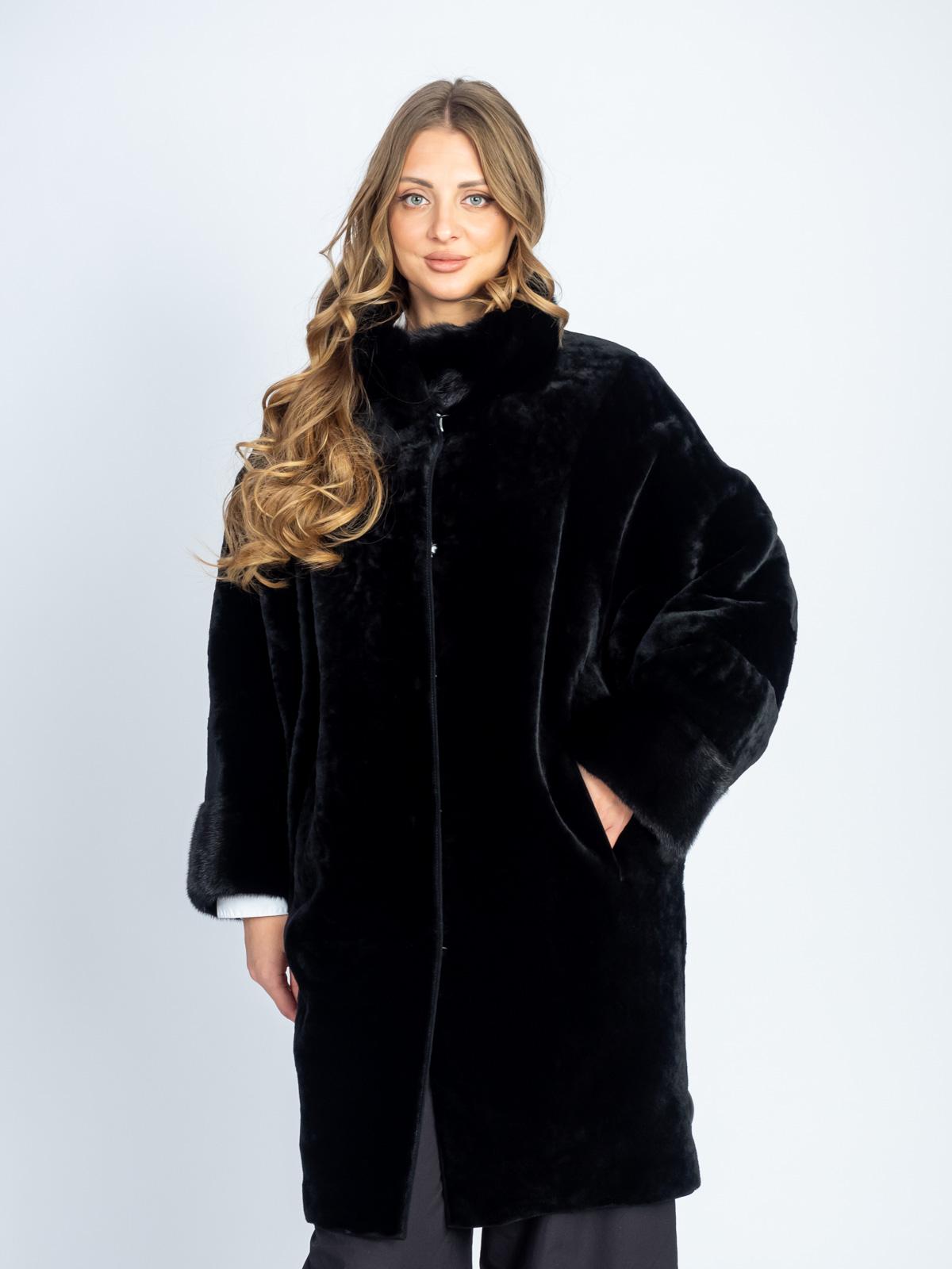 Шуба из меха овчины ADAM FURS Лайма