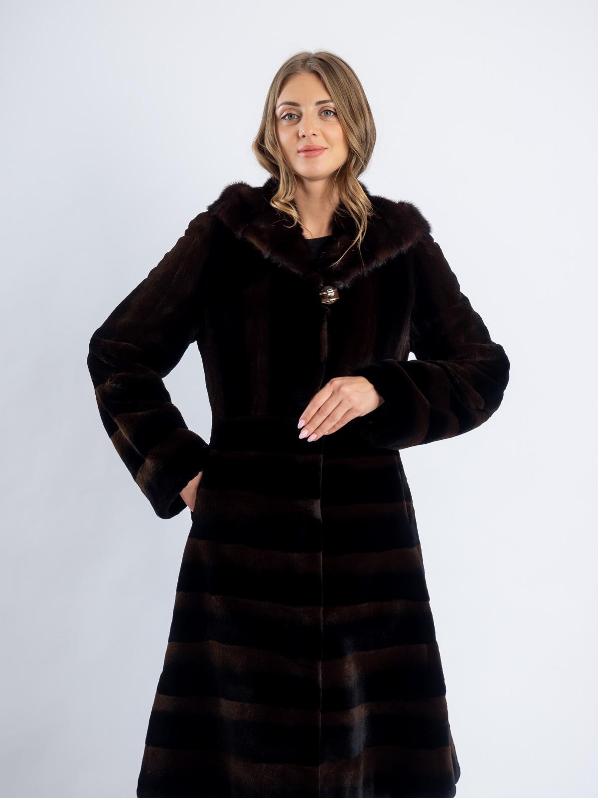 Шуба женская из меха кролика Меха Пятигорска 134