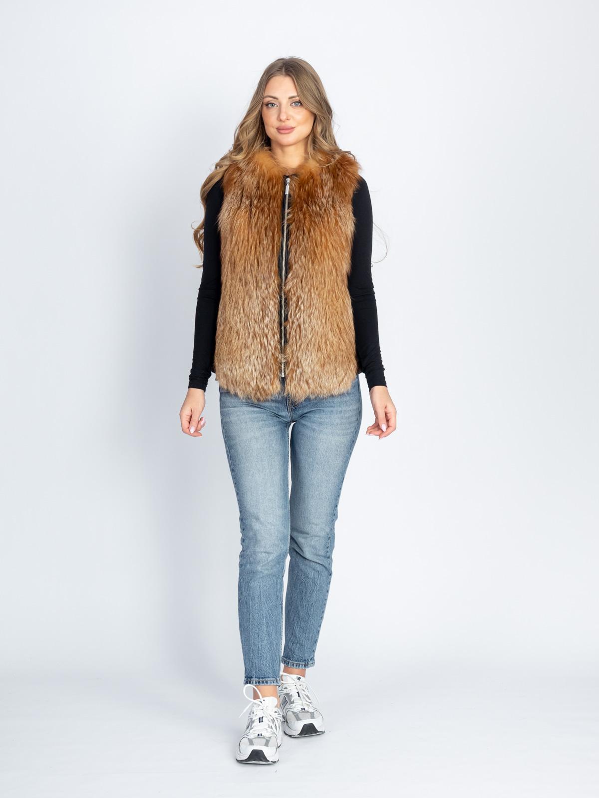 Жилет женский из меха каракуля Империя Меха Жилет АПЗ 