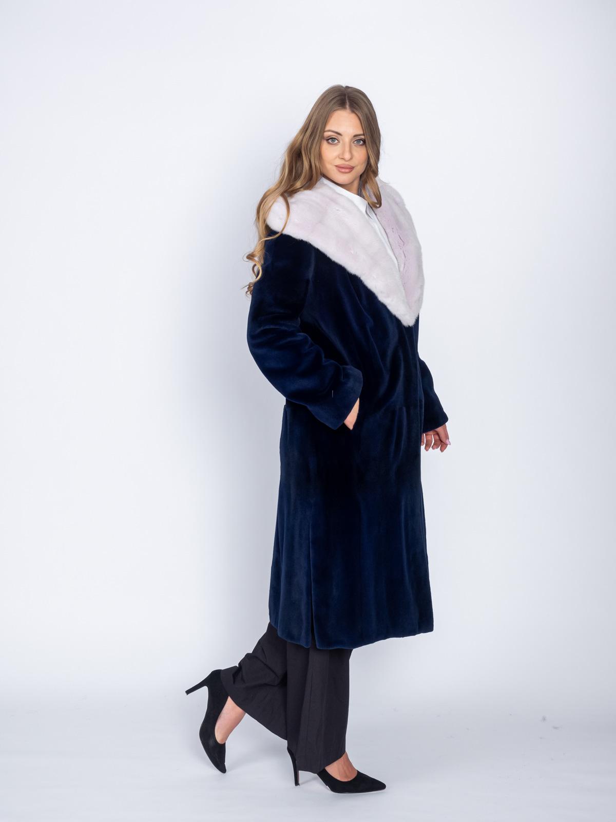 Шуба женская из меха норки MR FURS Makis Roussoulis DD403 / GB-104