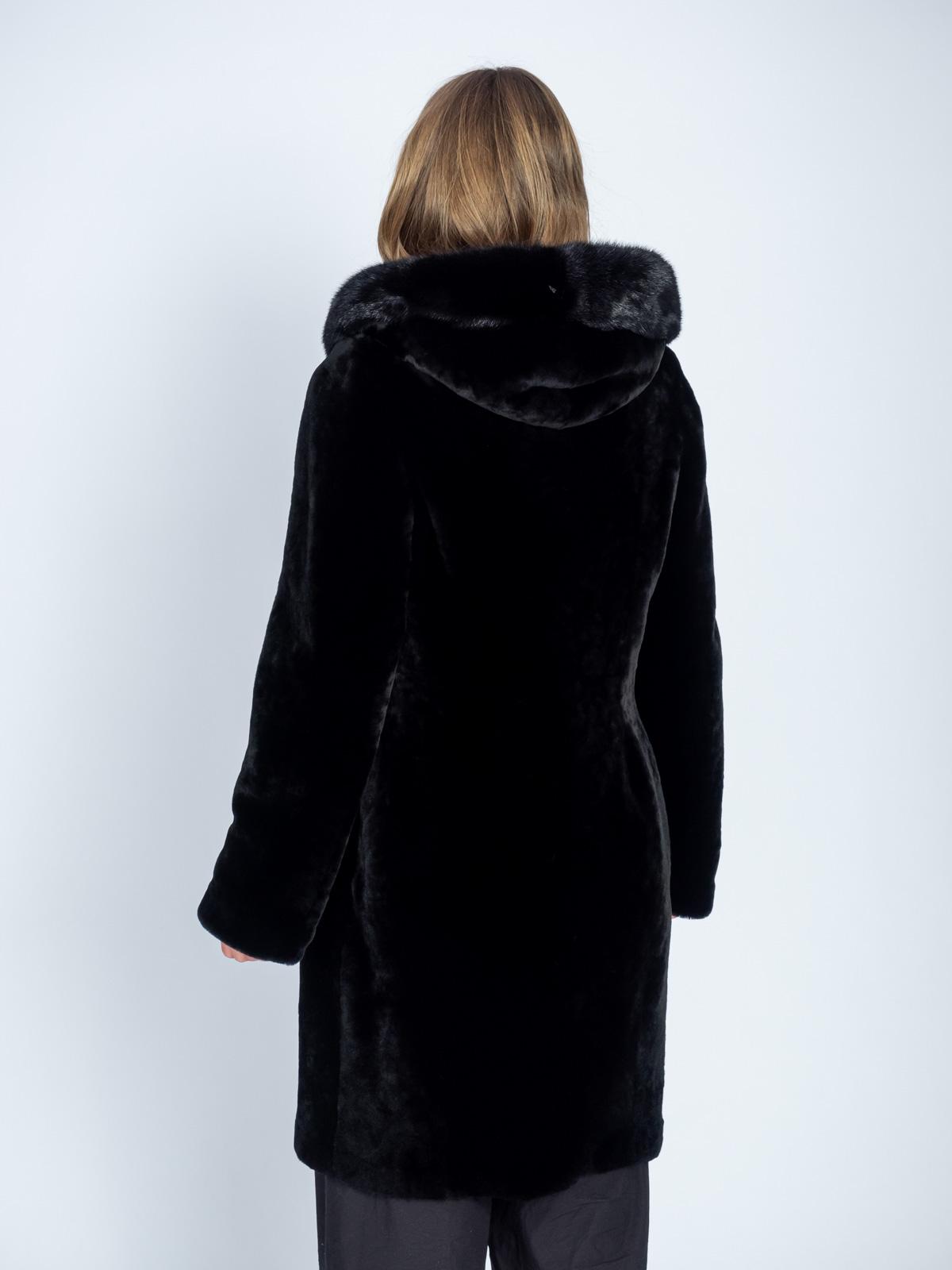 Шуба женская из меха овчины ADAM FURS Франческа