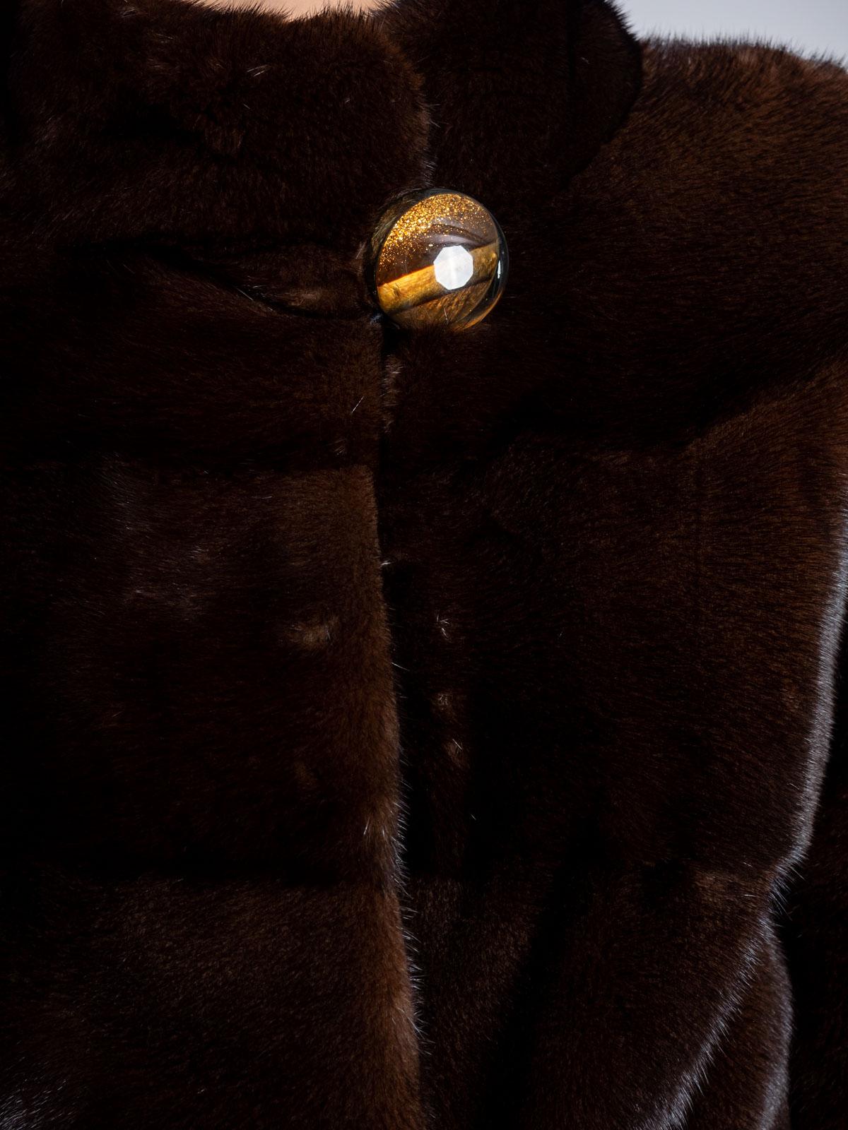 Шуба из меха норки Отрада 473