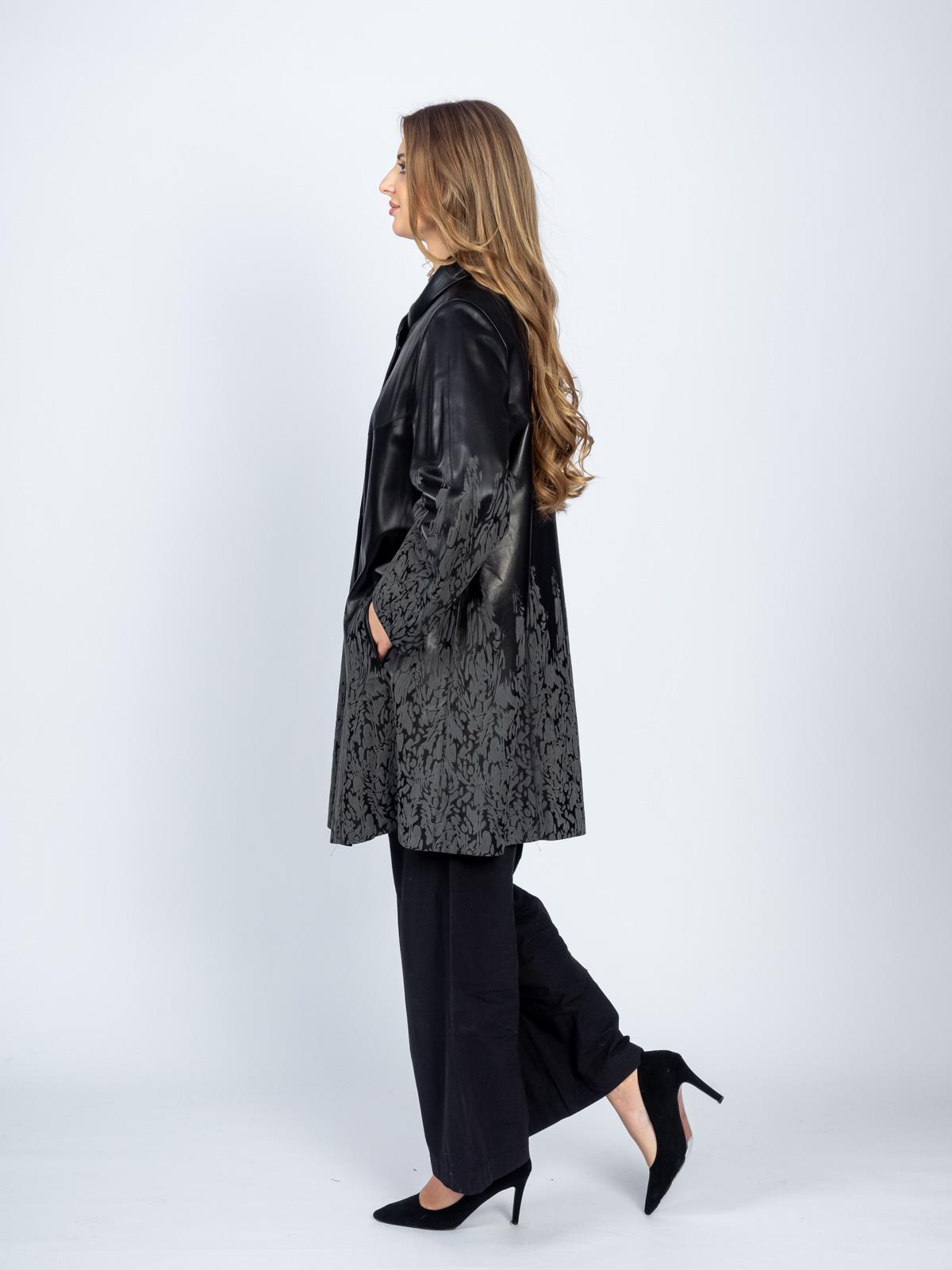 Плащ из натуральной кожи LINDI WEST 2354