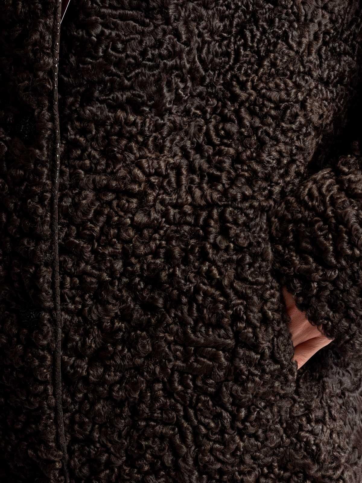 Пальто женское из меха каракуля Багира Л 98