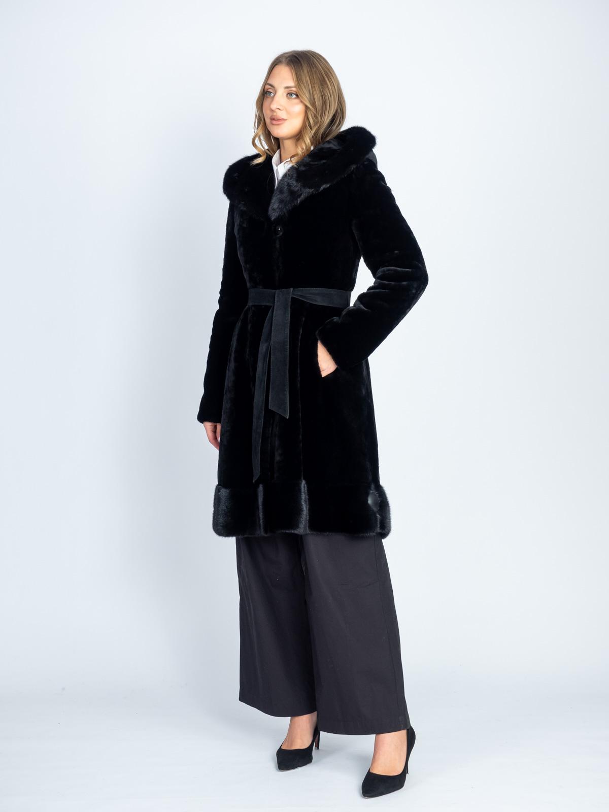 Шуба из меха овчины Меха Пятигорска Виолетта-19