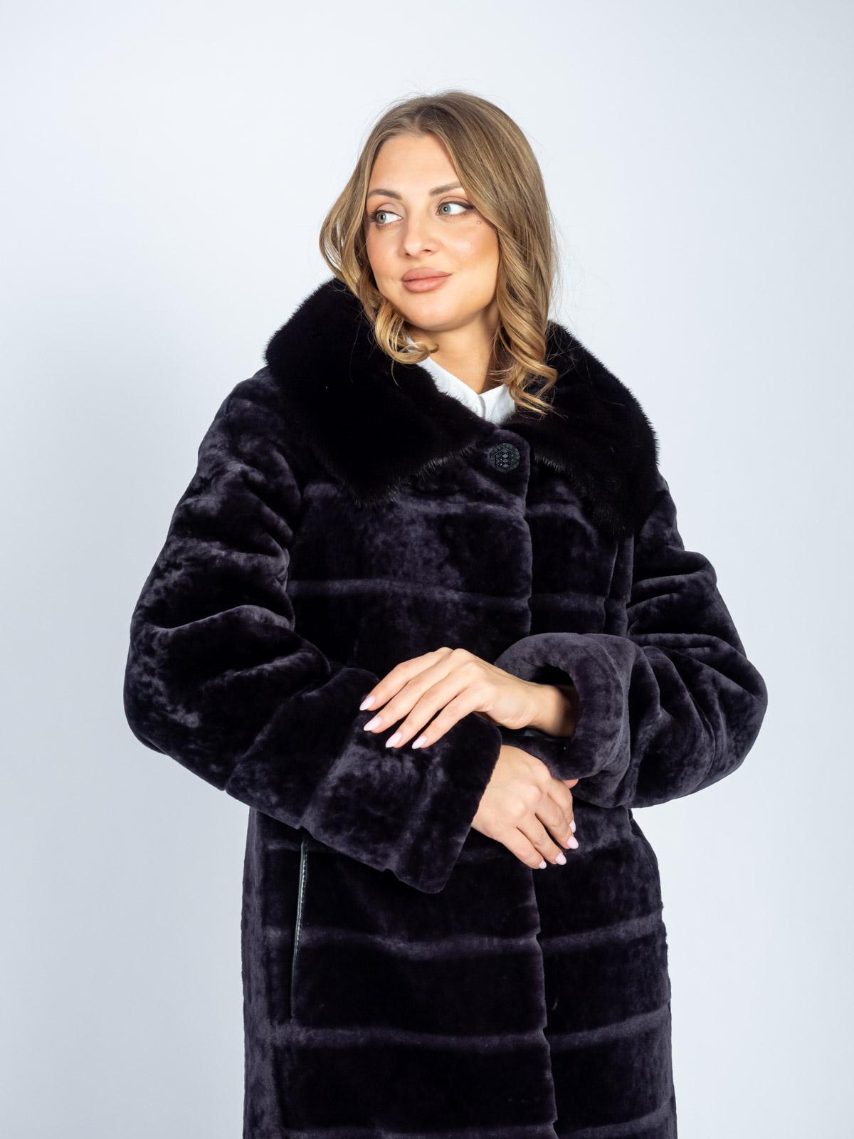 Шуба женская из меха овчины Emilio Furs 3СД-5748