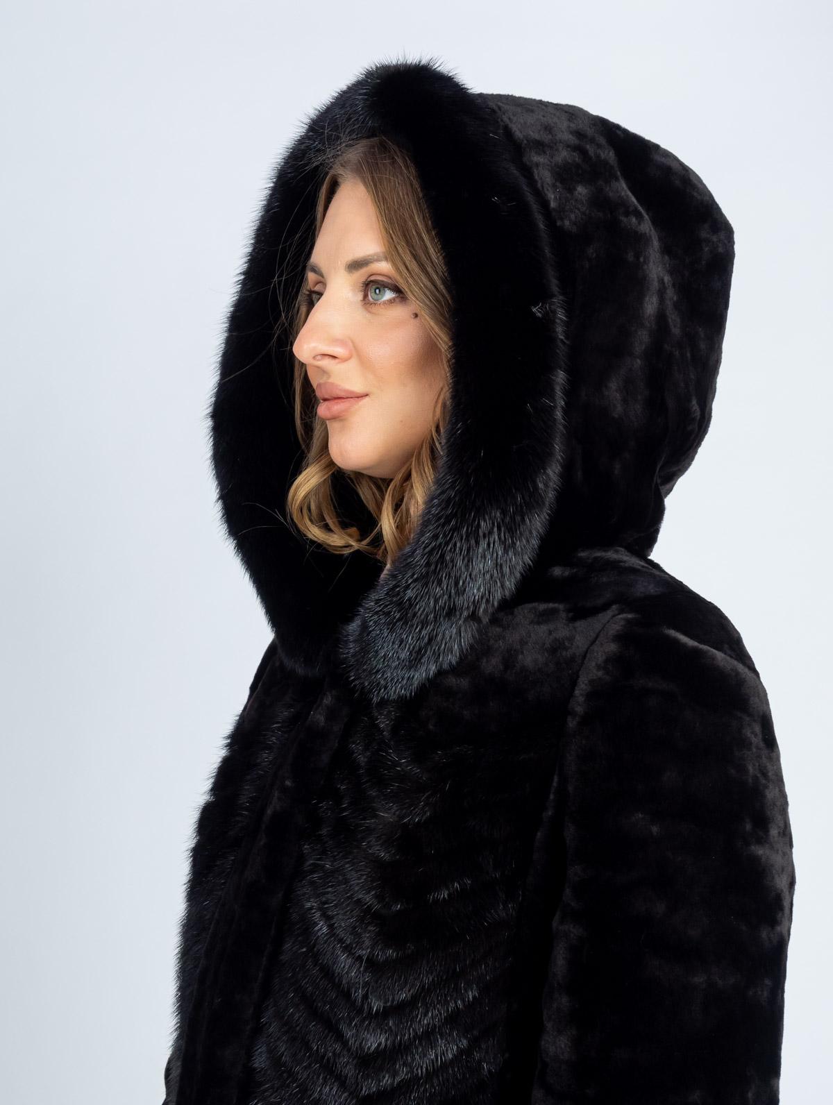 Шуба женская из меха овчины Даниэль С-904