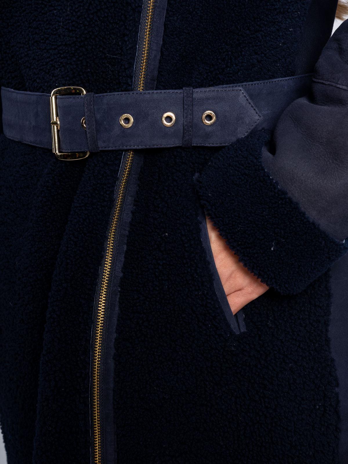 Дубленка замшевая из меха овчины Carnelli ВК.015.050