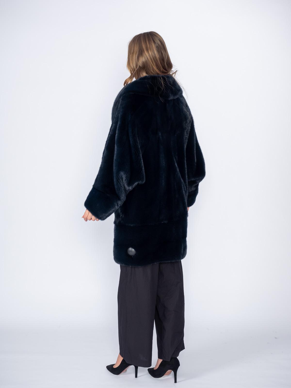 Шуба из меха норки женская Меха России 494-44