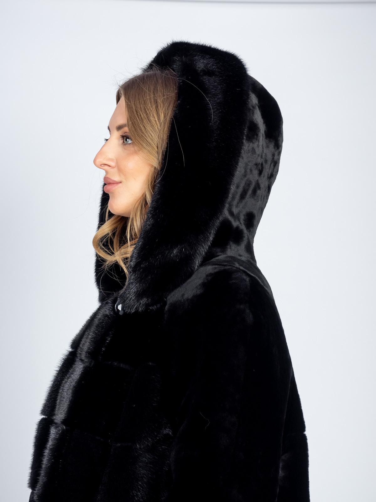 Шуба женская из меха овчины ADAM FURS Сильвия