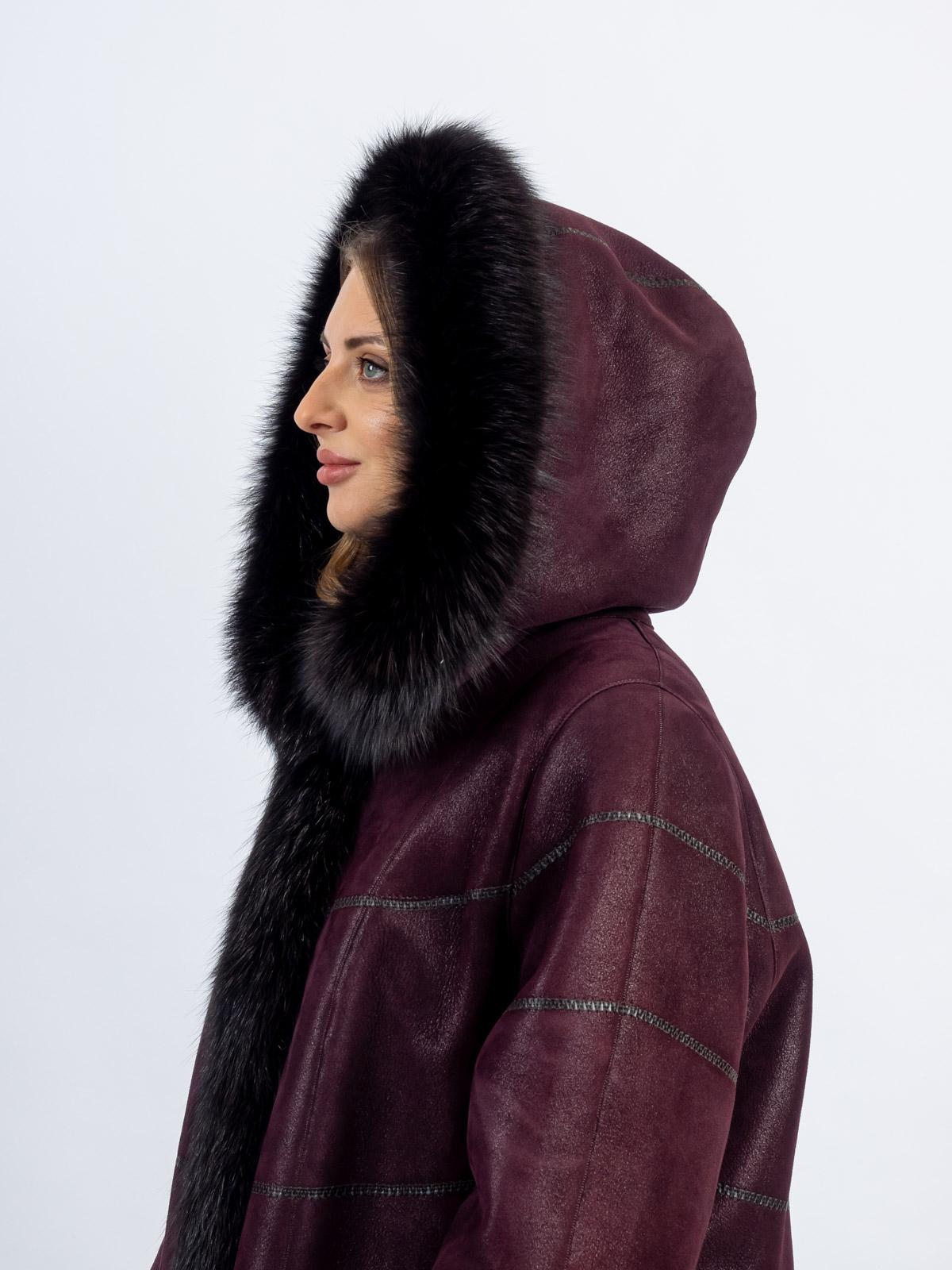 Дубленка женская из меха овчины OKSA Z-693