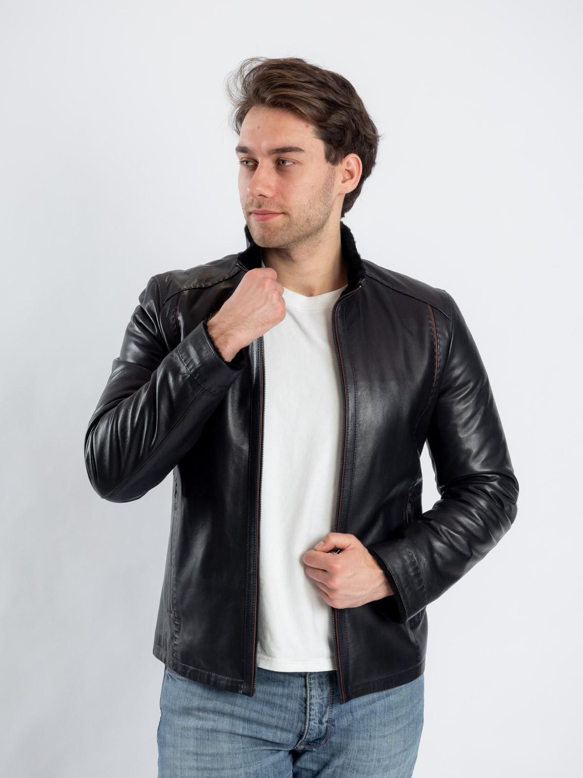 Дубленка с подкладом из овчины GIO MELLI F 4791