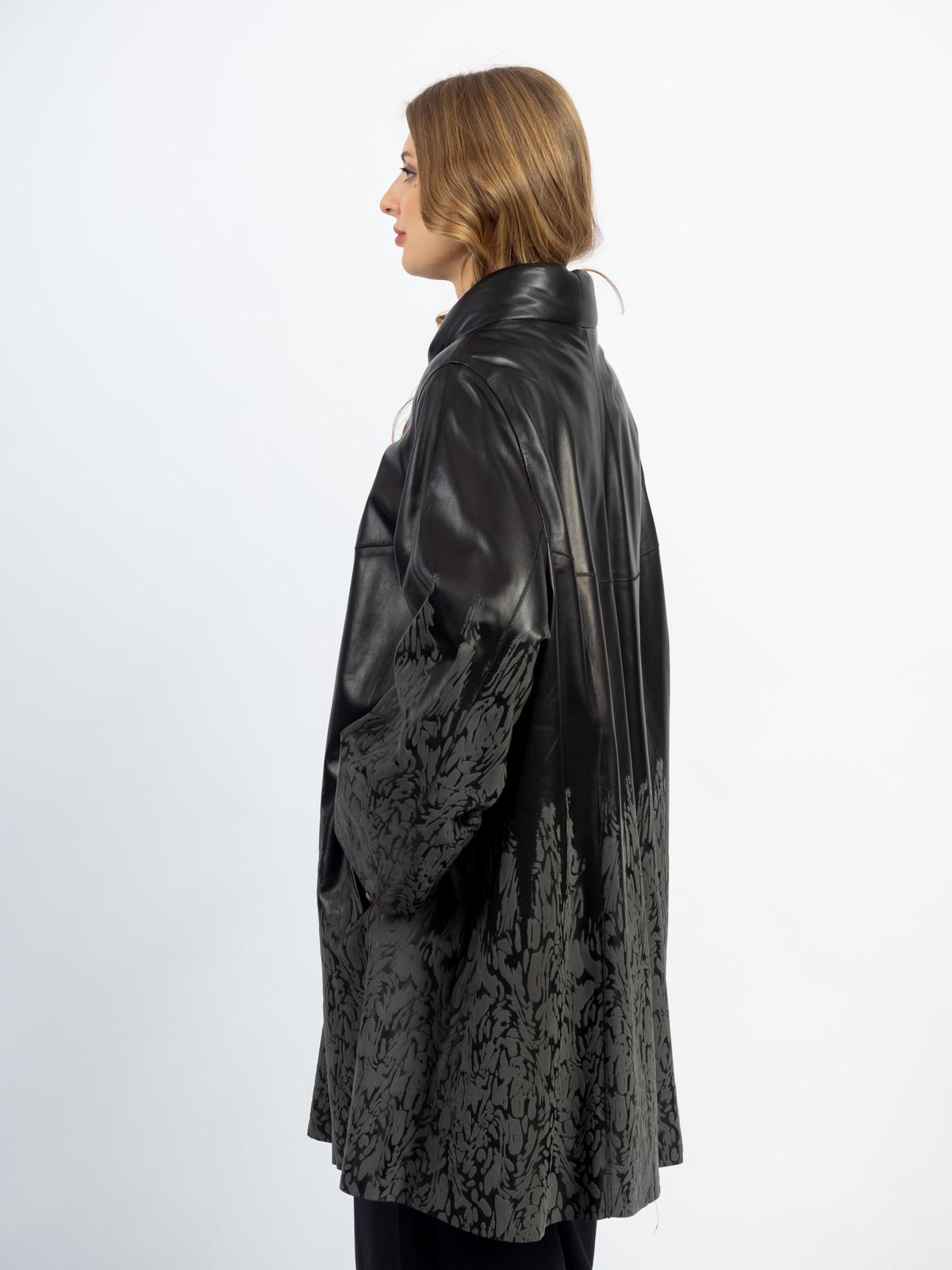 Плащ женский из натуральной кожи LINDI WEST 2354