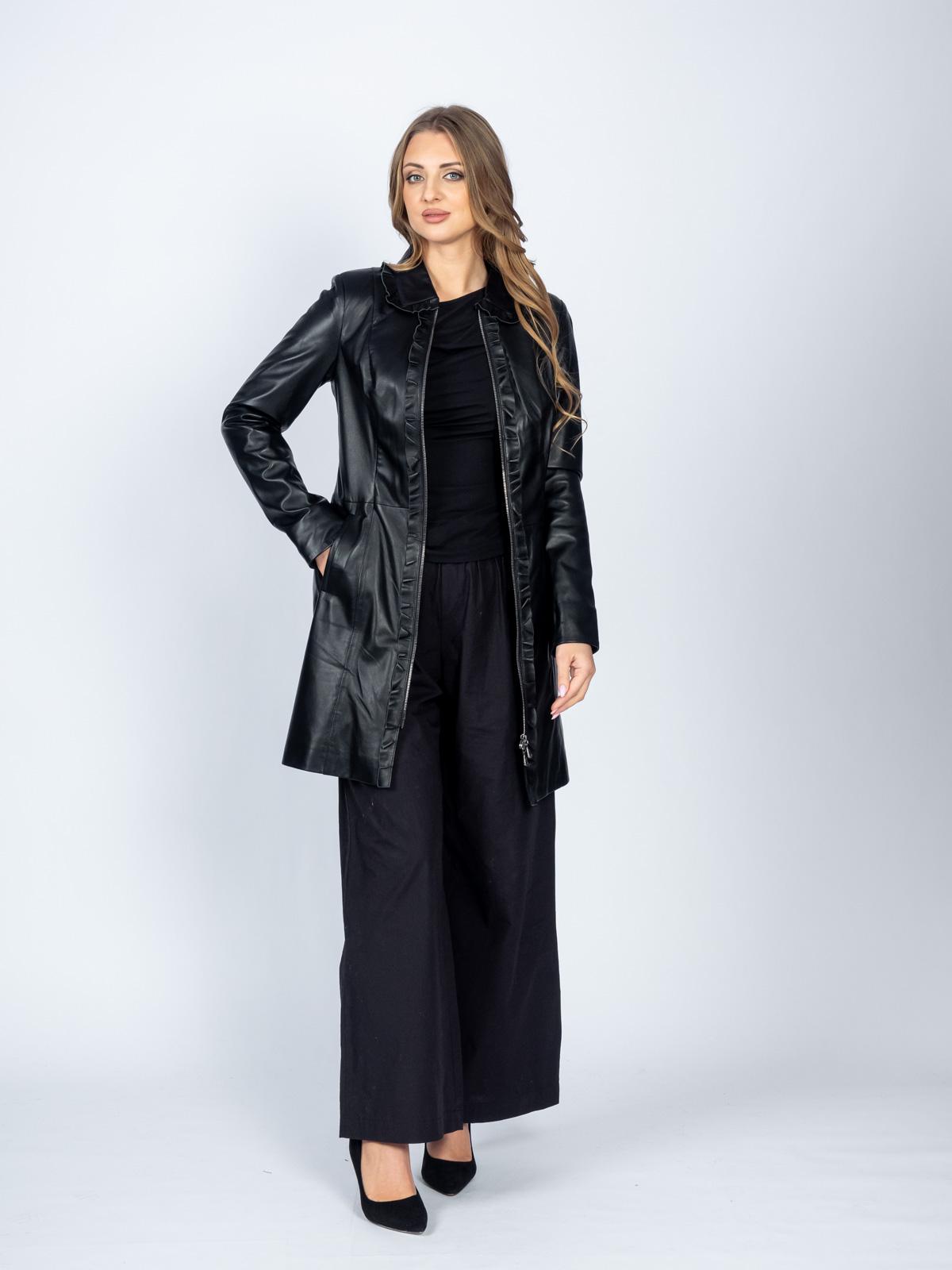 Плащ женский из натуральной кожи Tony Grazza 4607