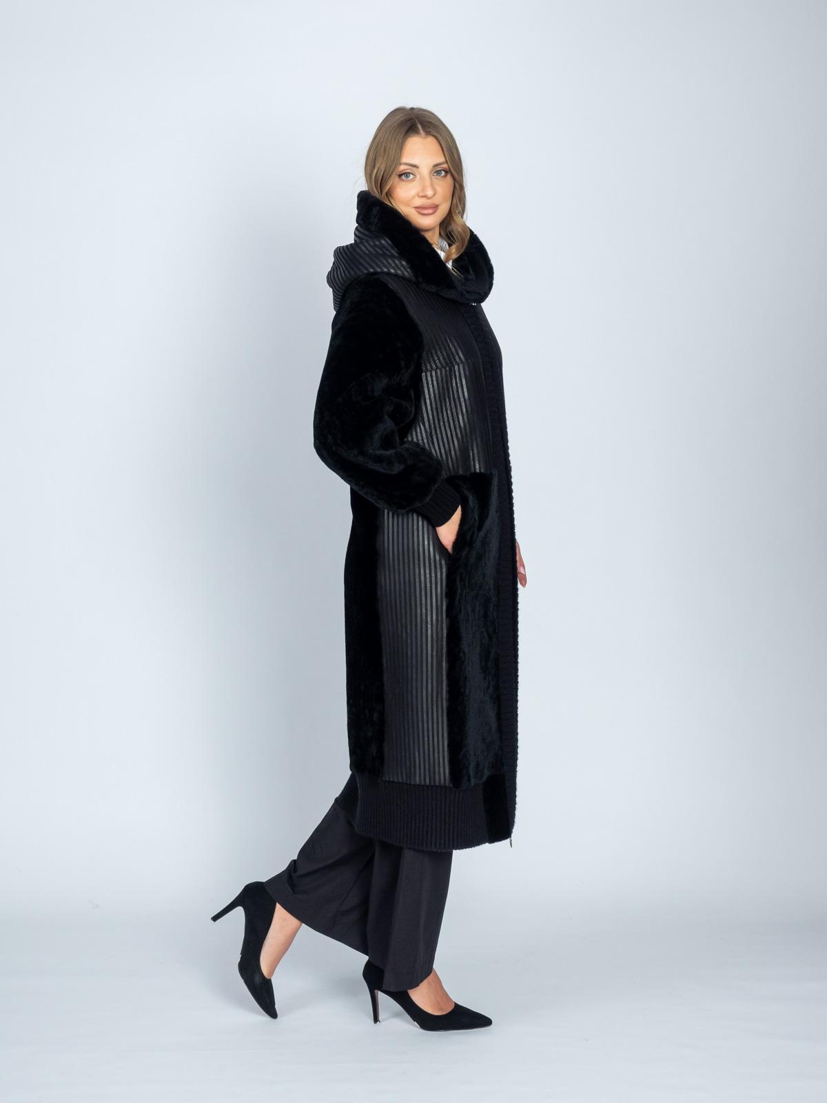 Дубленка женская из овчины Lindi West 7037-115